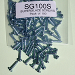 Superglaze Screws - Pack of 100