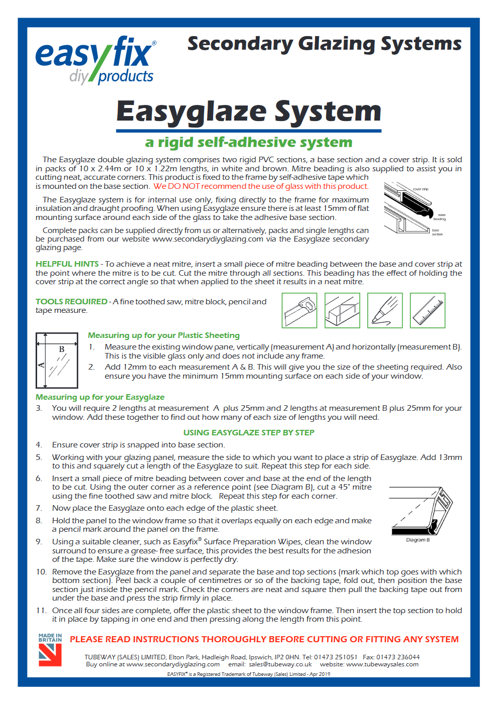 easyglaze secondary glazing pdf