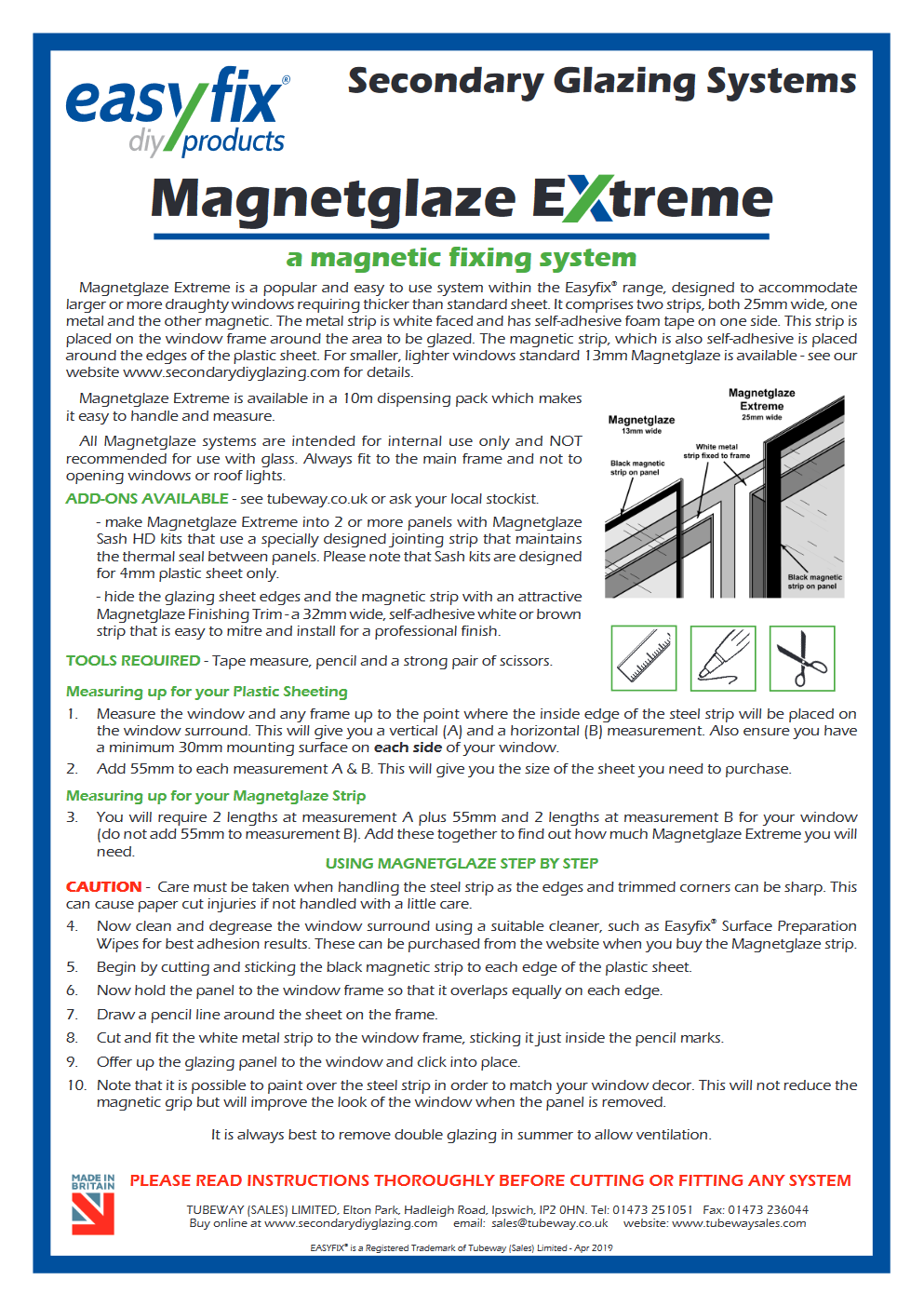 magnetglaze installation pdf