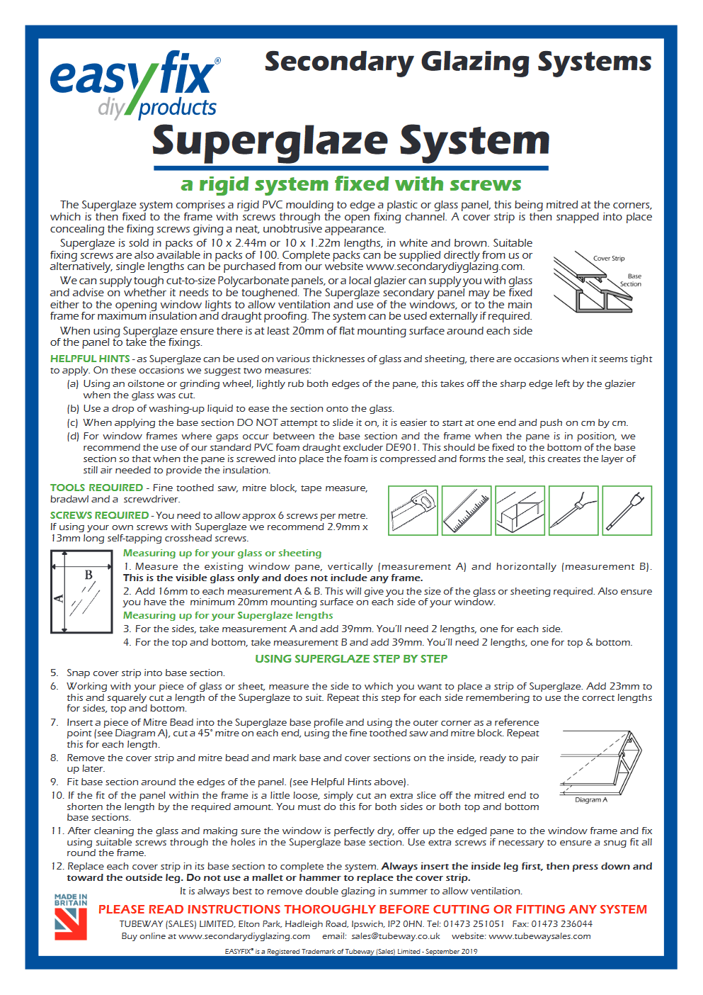 superglaze installation pdf