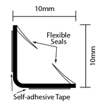 dimensions of easyfix acoustic and smoke seal