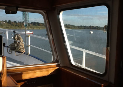 Magnetglaze on a houseboat.