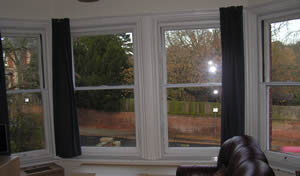 secondary glazing case study inside view