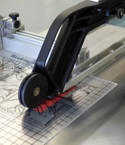 precision settings ensure accurate cut sheet sizes