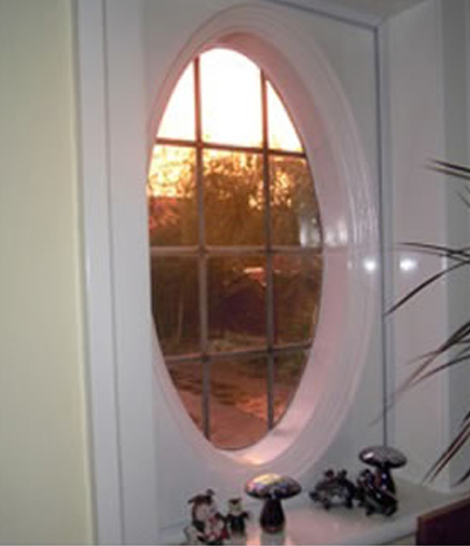 oval picture window needing secondary glazing