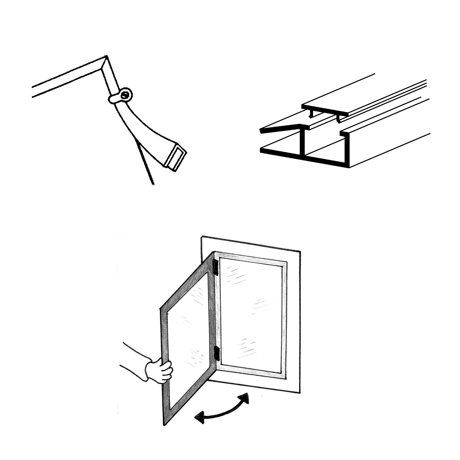 Easyfix Screw Secured Glazing Systems