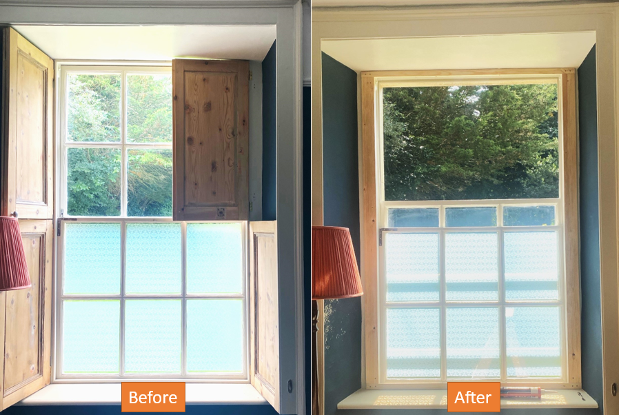 customer images of easyfix secondary glazing in use