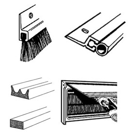 Easyfix DIY Draught Excluders - for Doorway, Threshold, Letterbox and Window Frame